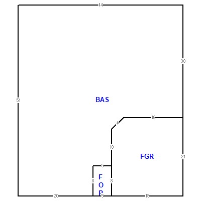 Building layout (traversing data) of this property