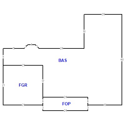 Building layout (traversing data) of this property