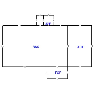 Building layout (traversing data) of this property