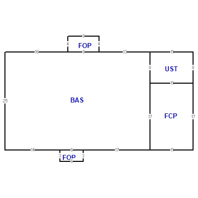 Building layout (traversing data) of this property