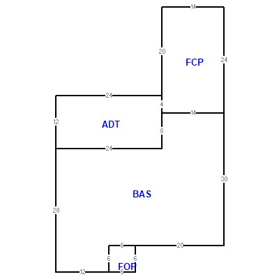 Building layout (traversing data) of this property