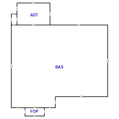 Building layout (traversing data) of this property