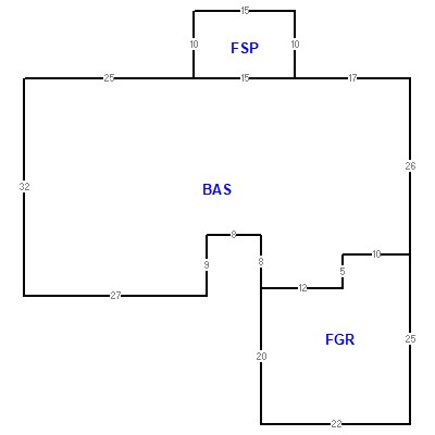 Building layout (traversing data) of this property