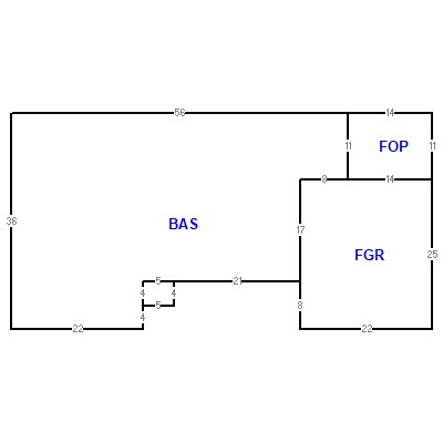 Building layout (traversing data) of this property