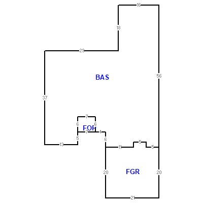 Building layout (traversing data) of this property