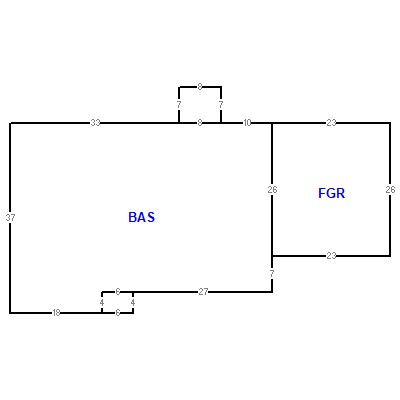 Building layout (traversing data) of this property