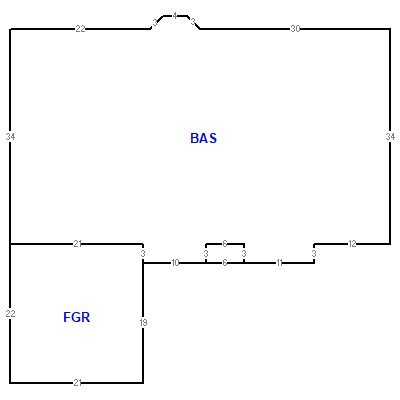 Building layout (traversing data) of this property
