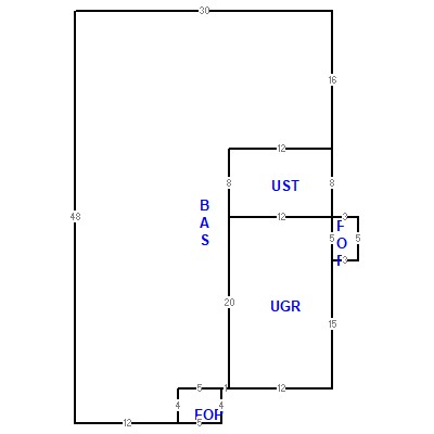 Building layout (traversing data) of this property