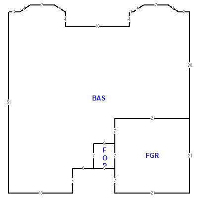 Building layout (traversing data) of this property