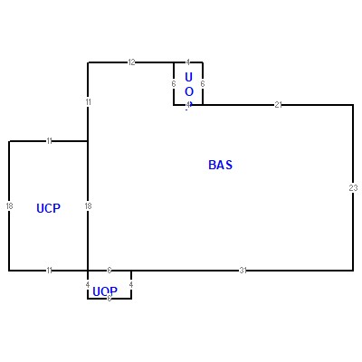 Building layout (traversing data) of this property