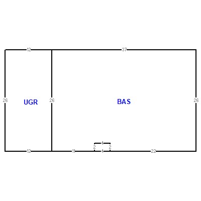 Building layout (traversing data) of this property