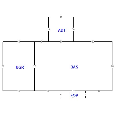 Building layout (traversing data) of this property