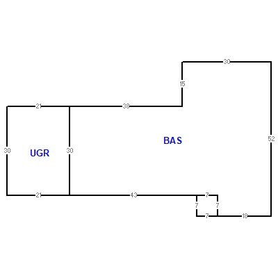 Building layout (traversing data) of this property