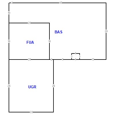 Building layout (traversing data) of this property
