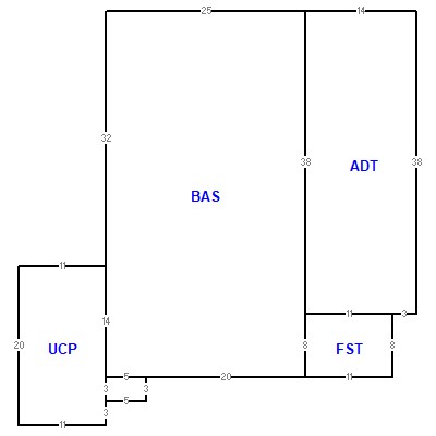 Building layout (traversing data) of this property