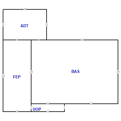 Building layout (traversing data) of this property