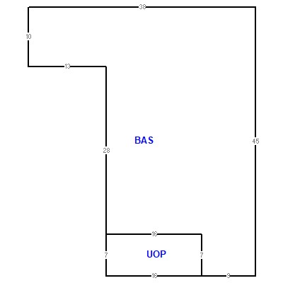 Building layout (traversing data) of this property