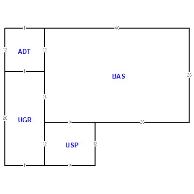 Building layout (traversing data) of this property