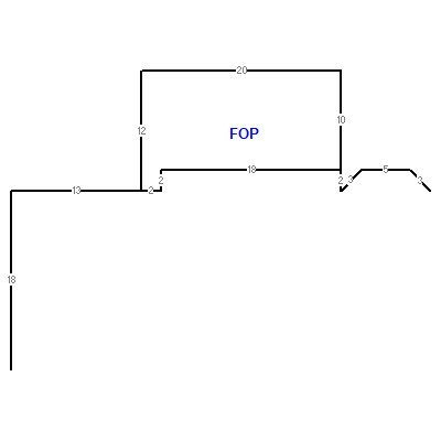 Building layout (traversing data) of this property