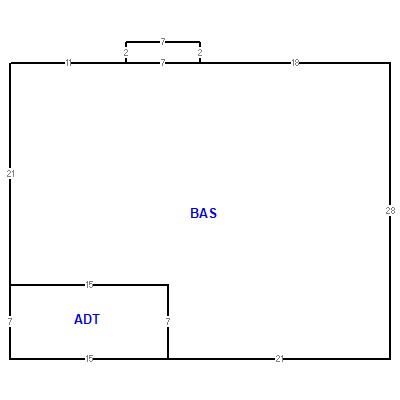 Building layout (traversing data) of this property
