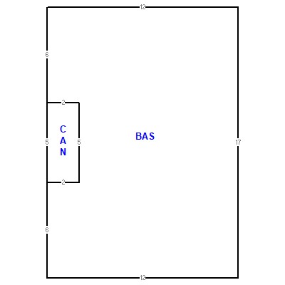 Building layout (traversing data) of this property