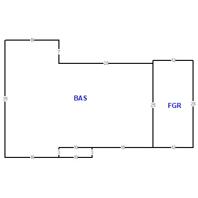 Building layout (traversing data) of this property