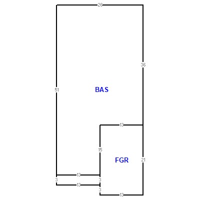 Building layout (traversing data) of this property