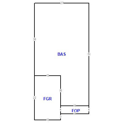 Building layout (traversing data) of this property