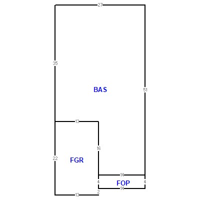 Building layout (traversing data) of this property
