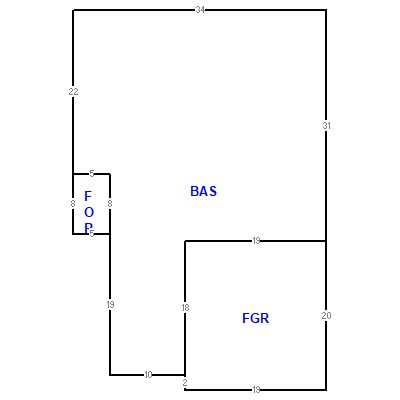 Building layout (traversing data) of this property