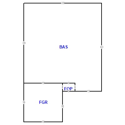 Building layout (traversing data) of this property