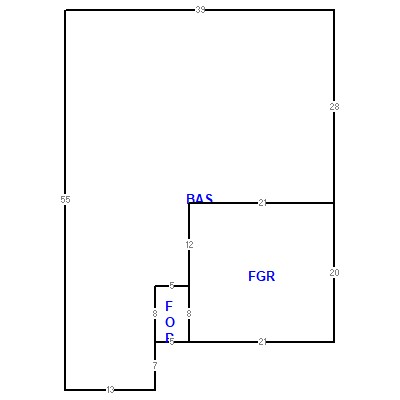 Building layout (traversing data) of this property