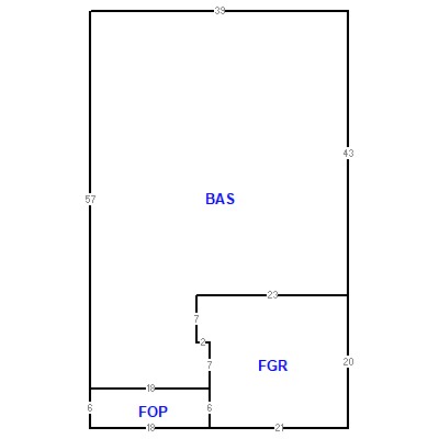 Building layout (traversing data) of this property