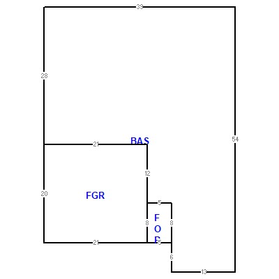 Building layout (traversing data) of this property