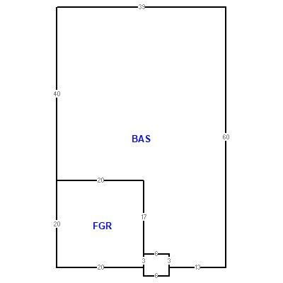 Building layout (traversing data) of this property