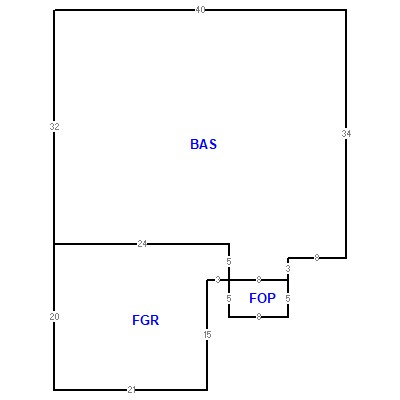 Building layout (traversing data) of this property