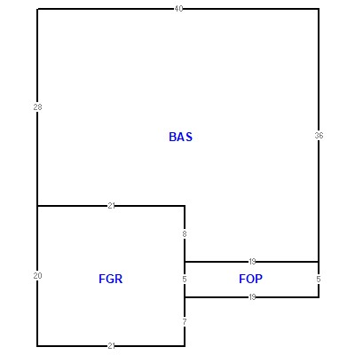 Building layout (traversing data) of this property