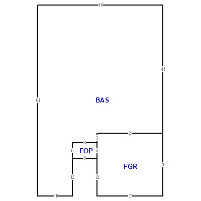 Building layout (traversing data) of this property