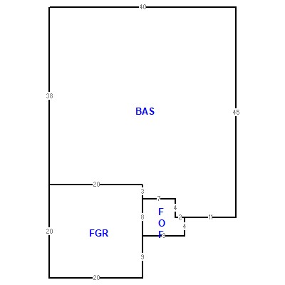 Building layout (traversing data) of this property
