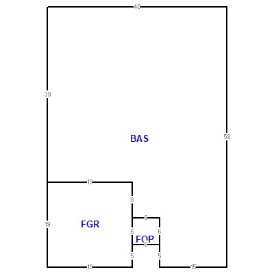 Building layout (traversing data) of this property