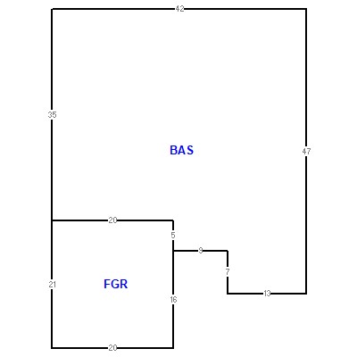 Building layout (traversing data) of this property