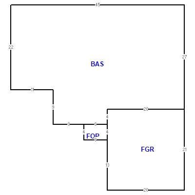 Building layout (traversing data) of this property