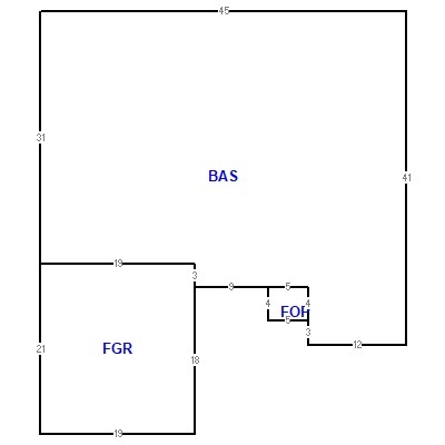 Building layout (traversing data) of this property