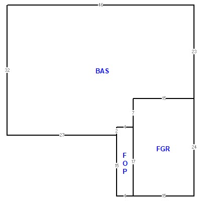 Building layout (traversing data) of this property