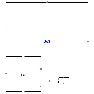 Building layout (traversing data) of this property