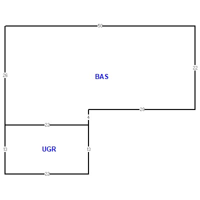 Building layout (traversing data) of this property