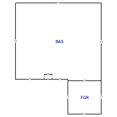 Building layout (traversing data) of this property