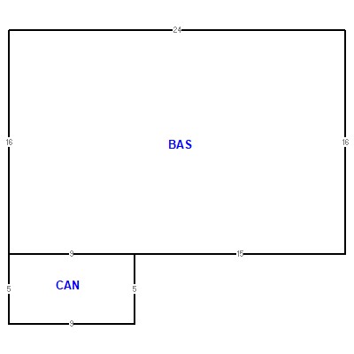 Building layout (traversing data) of this property