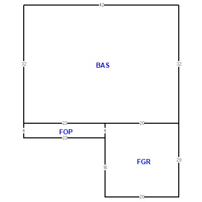 Building layout (traversing data) of this property