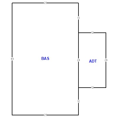 Building layout (traversing data) of this property